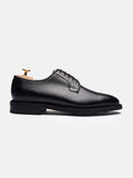 The Plain Toe Blucher Derby - Black Calf
