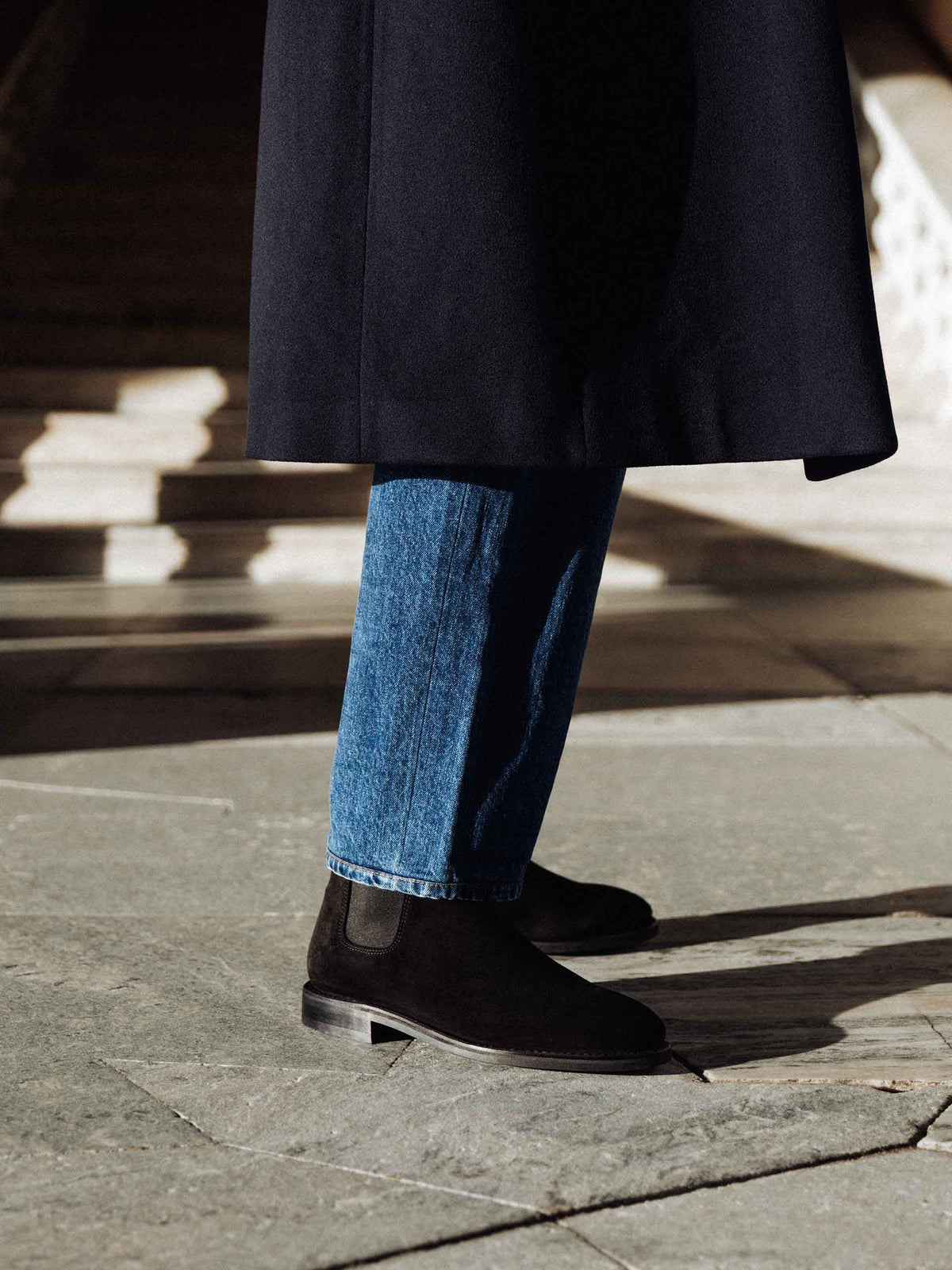 The Chelsea Boot - Black Suede