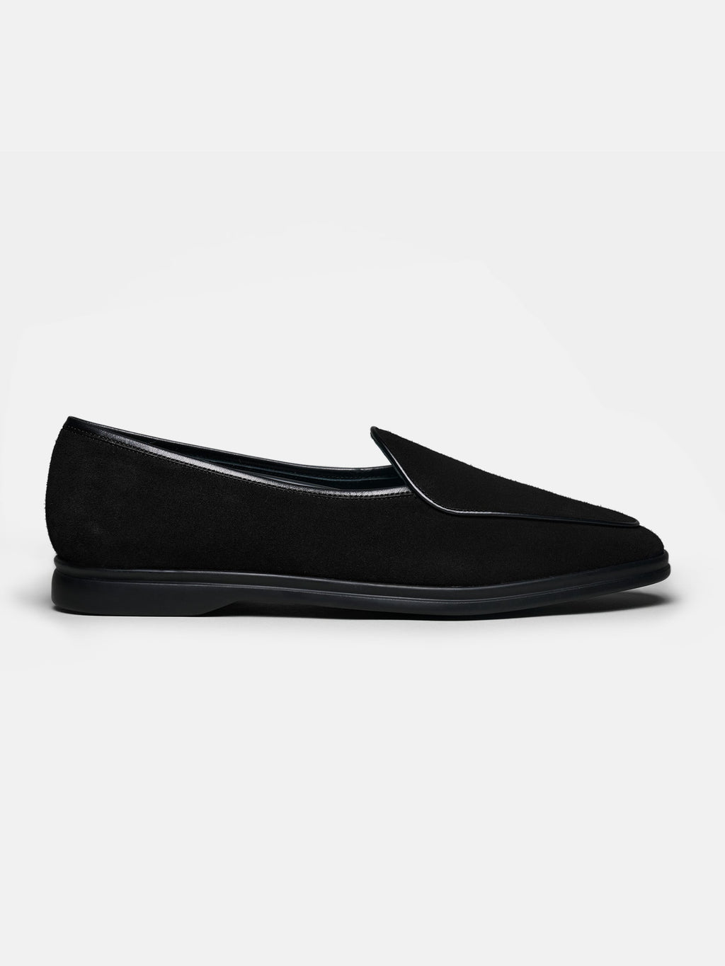 The Belgian Loafer - Black Suede