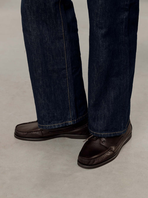 The Boat Shoe - Brown Grain