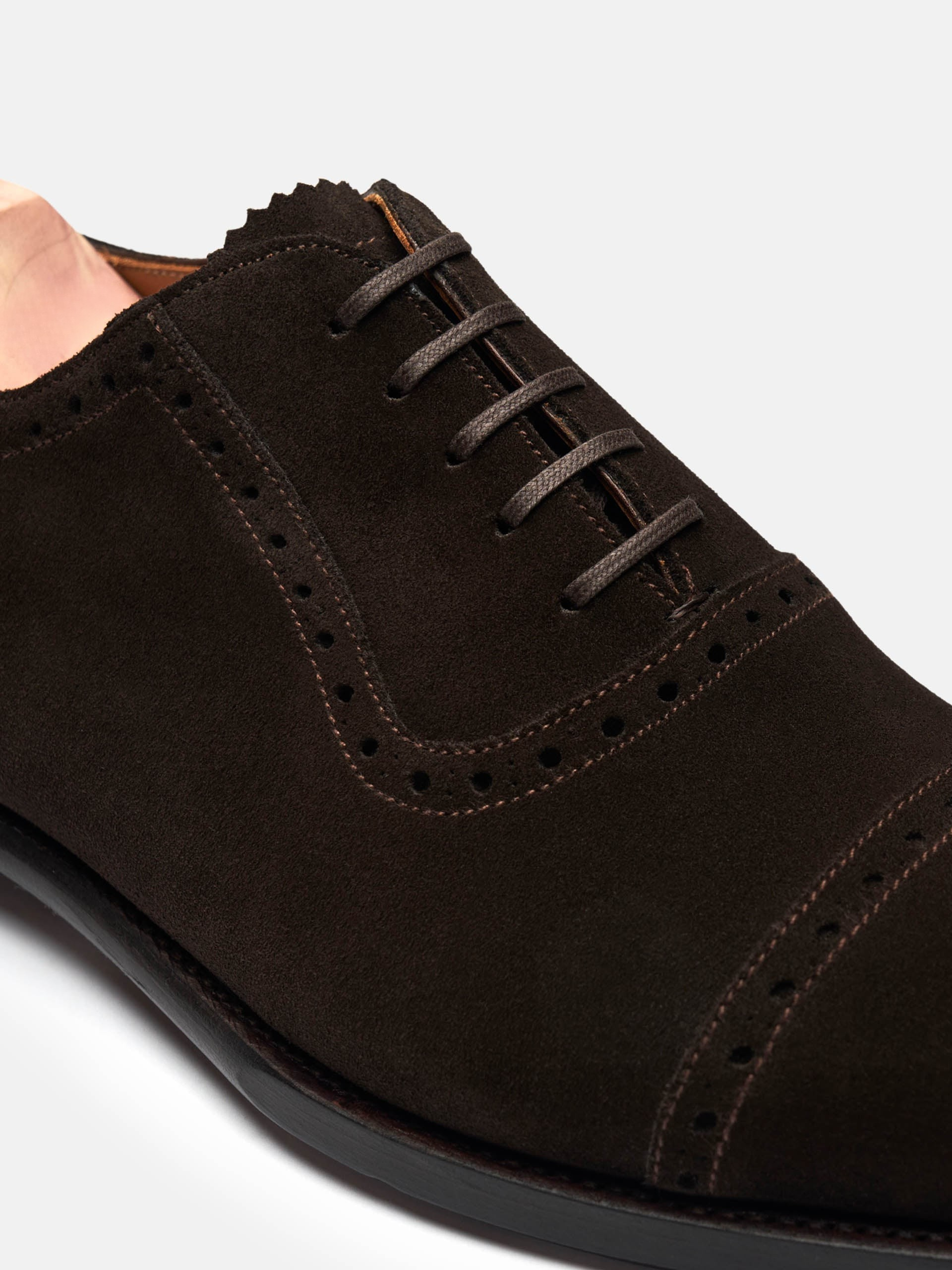 The Adelaide Oxford - Brown Suede