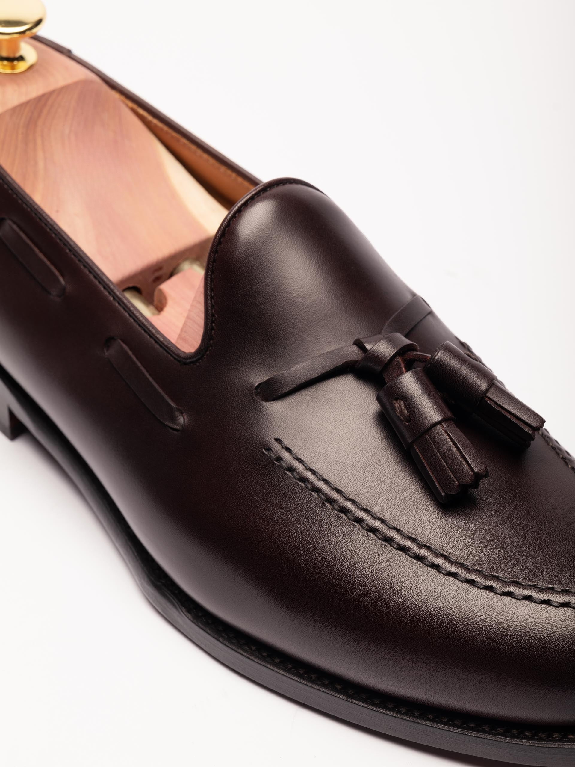 The Tassel Loafer - Burgundy Calf