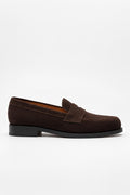 Men's Brown Suede Loafers
