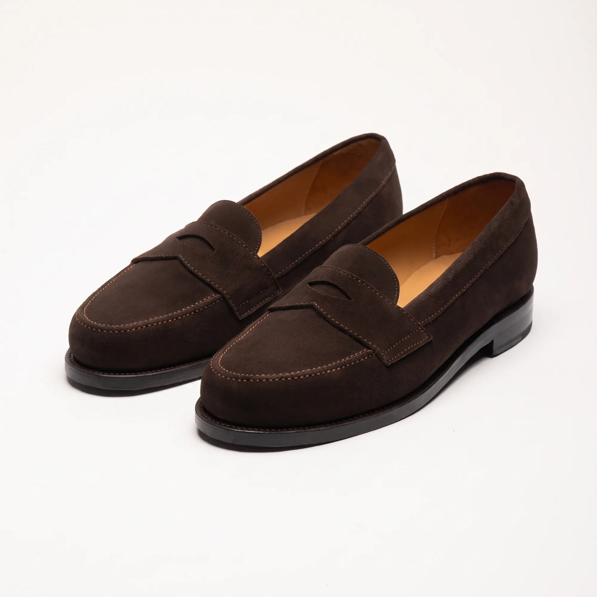 Men's Brown Suede Loafers
