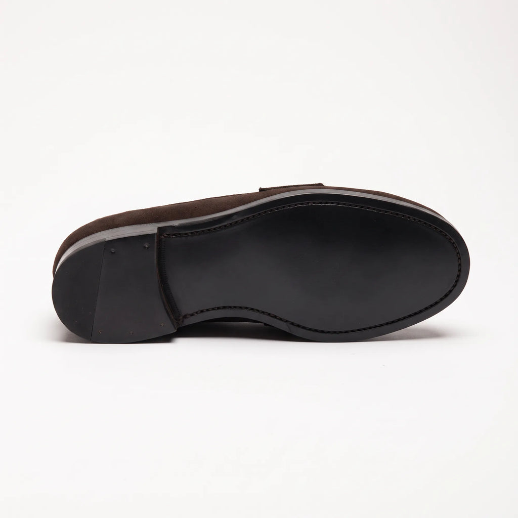 Men's Brown Suede Loafers