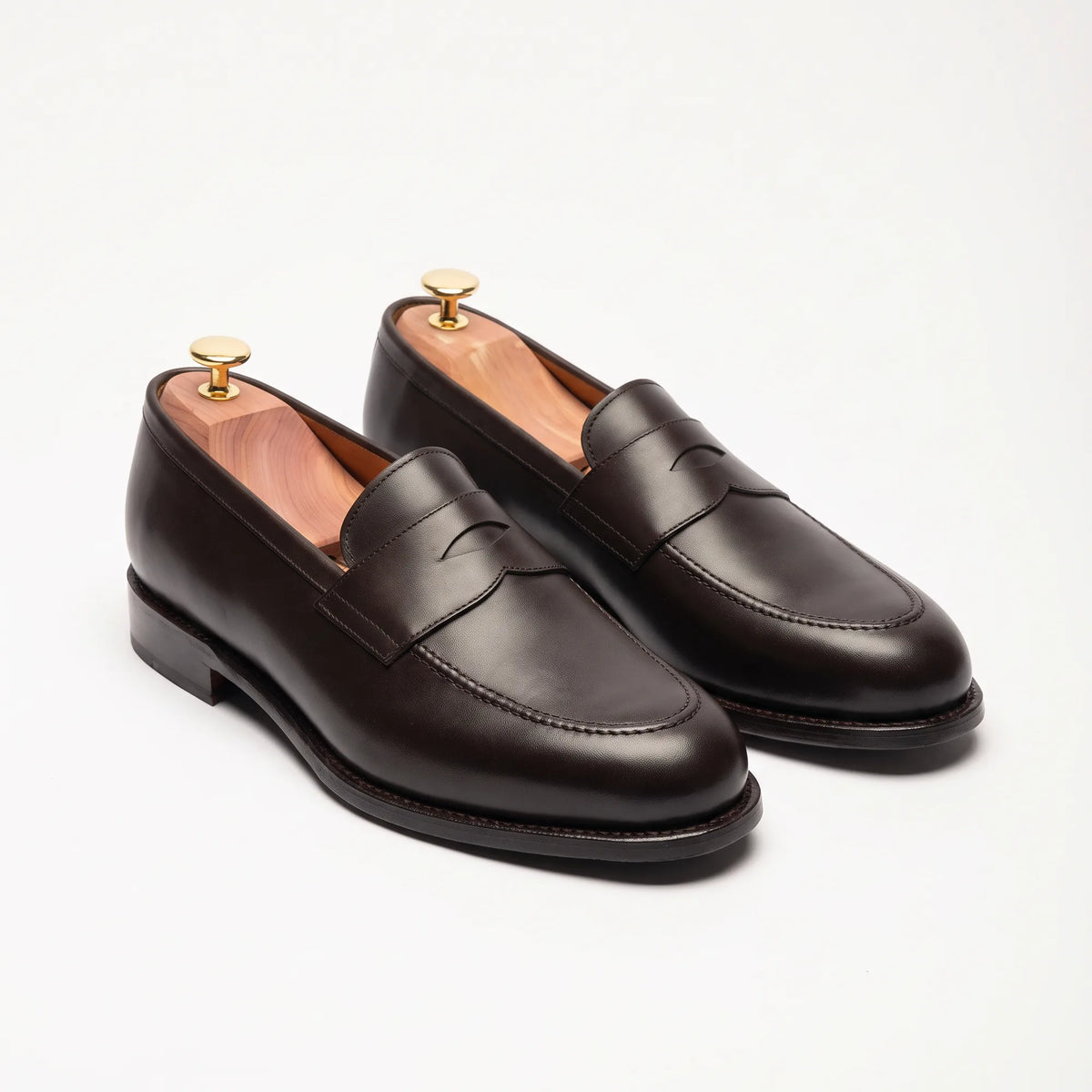 Men's Brown Penny Loafers