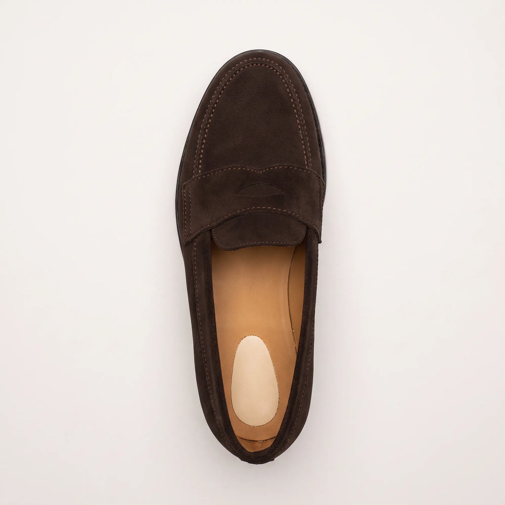 Men's Brown Suede Loafers