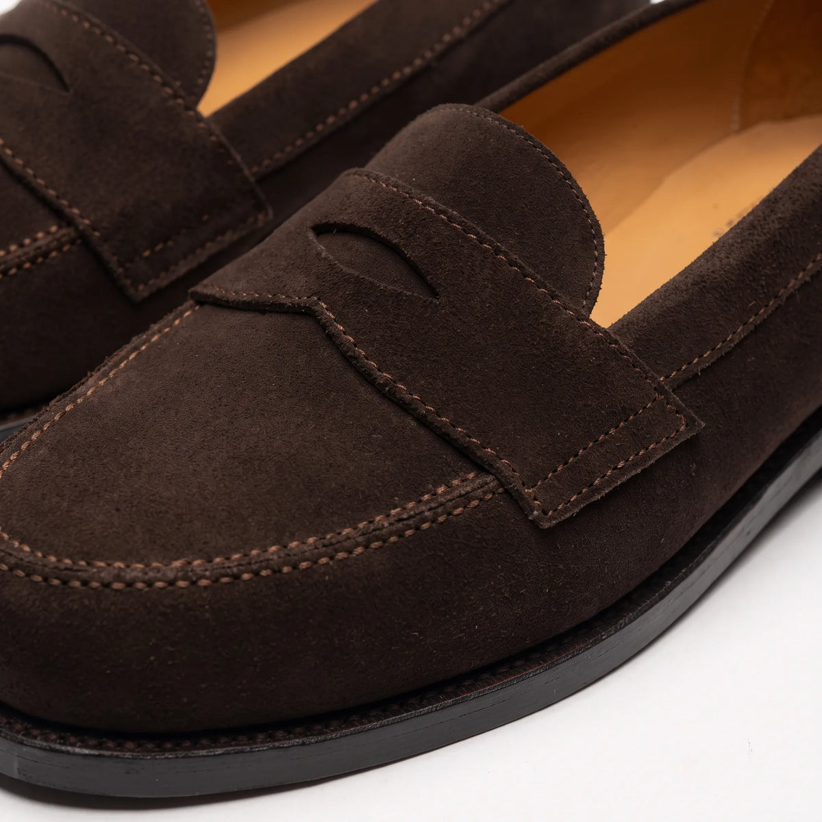 Men's Brown Suede Loafers